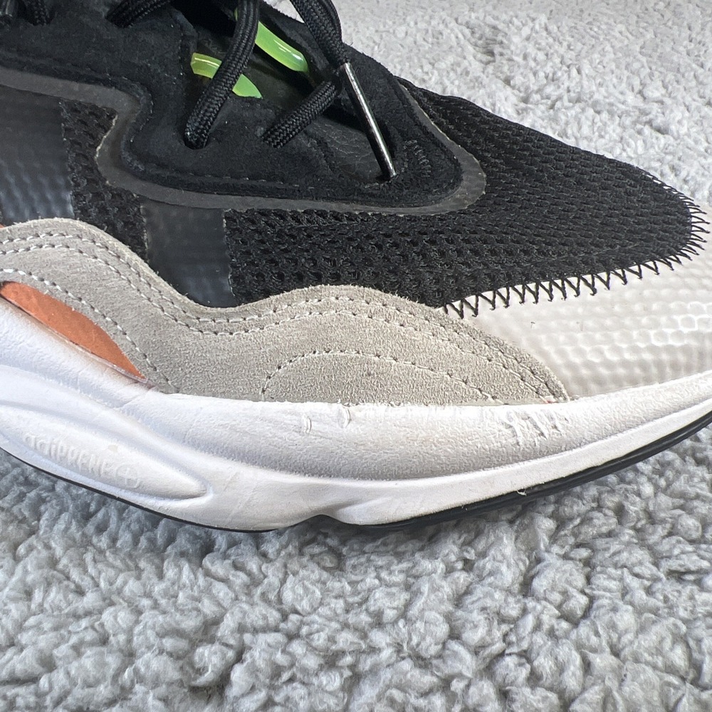 adidas Ozweego Sneakers Men's Sz 12 Core Black Neon Green Gray Orange GV7379 - Picture 8 of 8